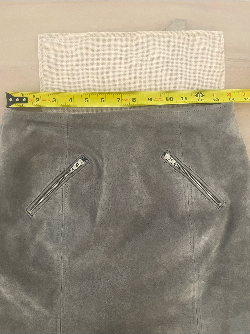 Blank NYC Charcoal Suede Mini Skirt - Picture 6 of 6